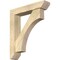 Ekena Millwork Westlake Slat Rough Sawn Bracket w/ Offset Brace, Douglas Fir, 6"W x 28"D x 32"H BKT0604X28X32WTL06RDF - alternate 1